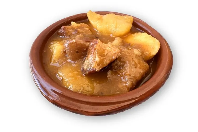 Costilla de cerdo con patatas